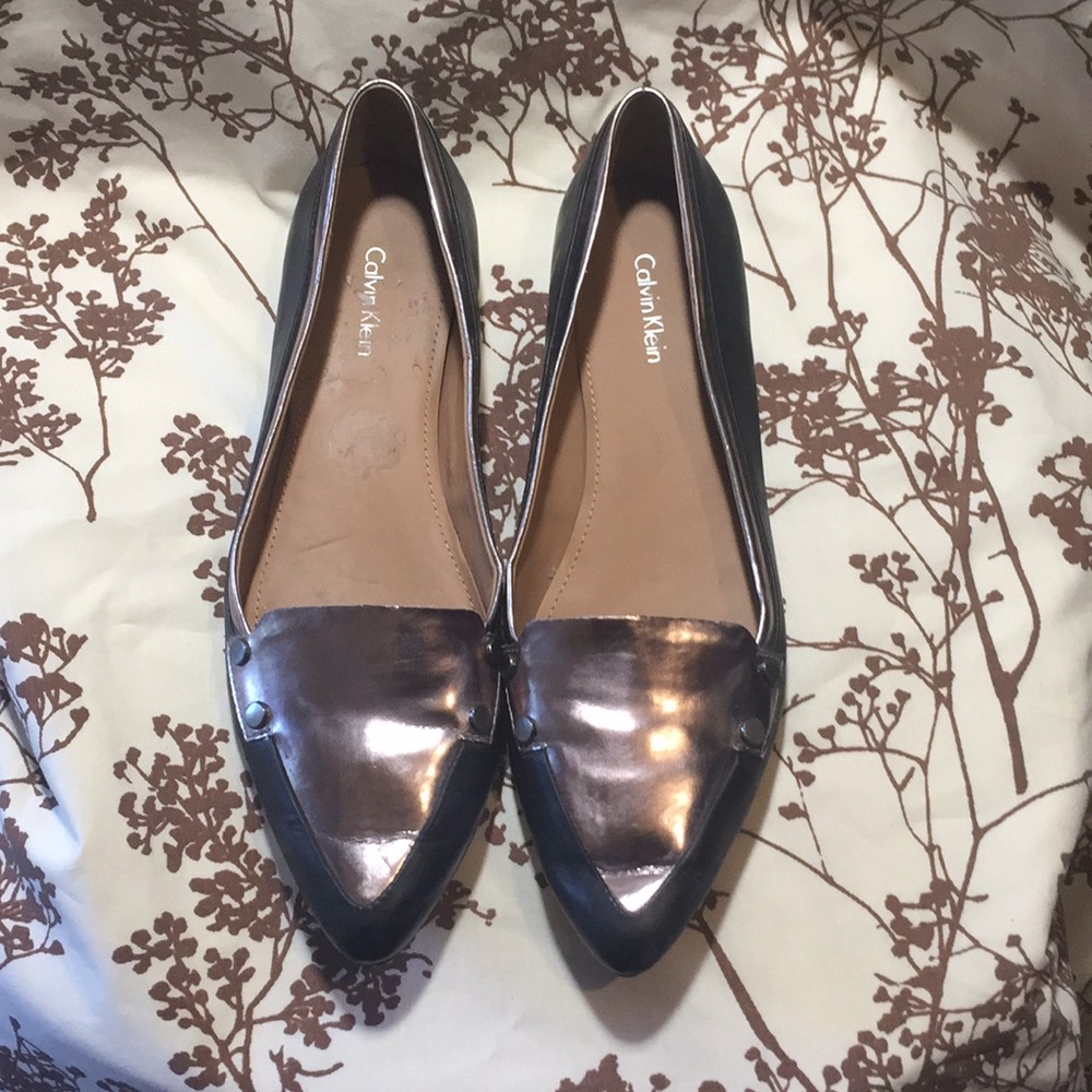 Calvin Klein pointed toe flats